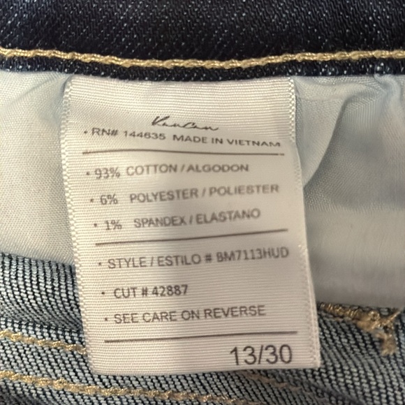 Women's Kancan button style jeans Size13/30 Skinny Moriah High Rise Super Skinny - Picture 6 of 8